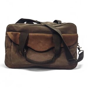 High Sierra Canvas & Leather Travel Duffle Carry On